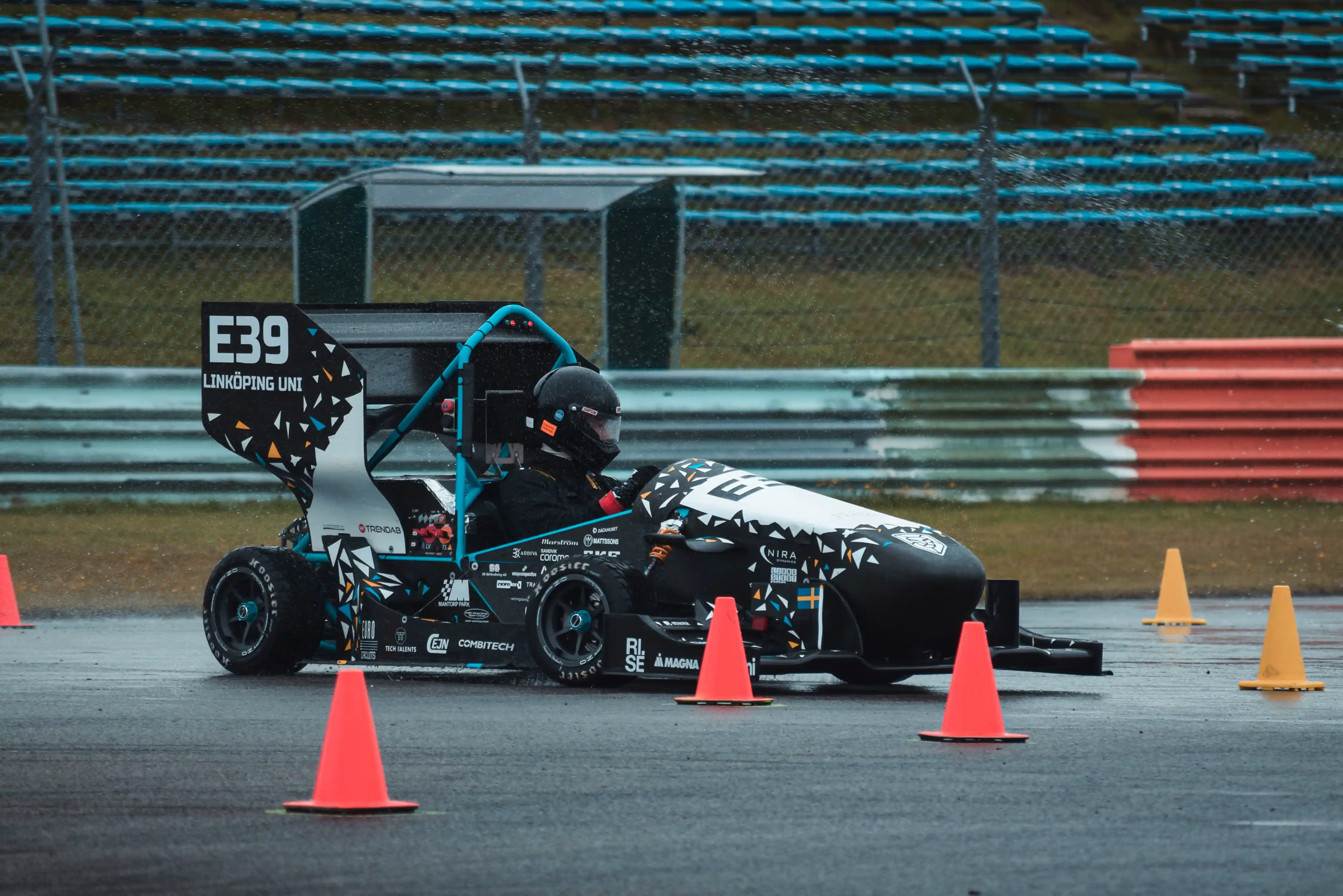 ER24 race car on track